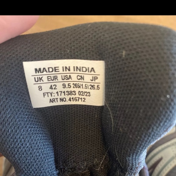 Salomon X Ultra Pioneer Mid CSWP Hiking Boot 9.5 EU 42 Ebony/Stormy Weather - Picture 7 of 8